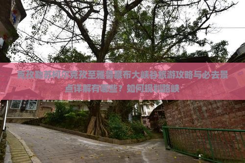 克孜勒苏柯尔克孜至雅鲁藏布大峡谷旅游攻略与必去景点详解有哪些？如何规划路峡