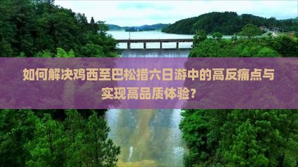 如何解决鸡西至巴松措六日游中的高反痛点与实现高品质体验？