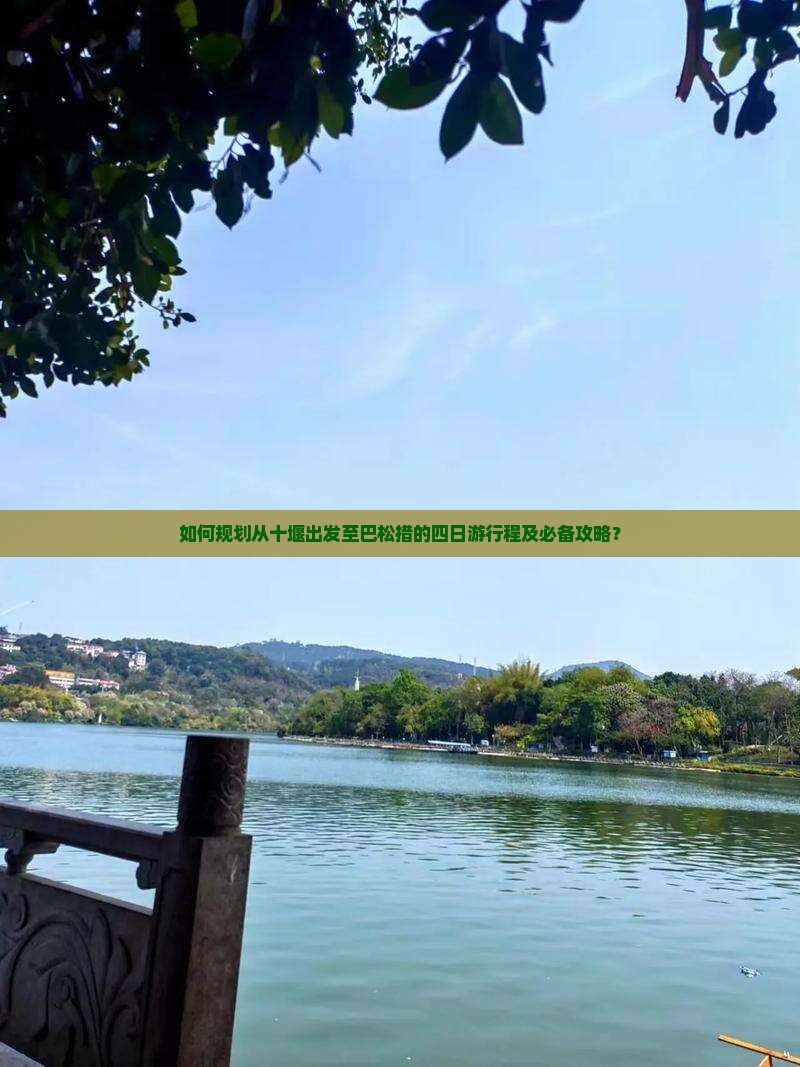 如何规划从十堰出发至巴松措的四日游行程及必备攻略？