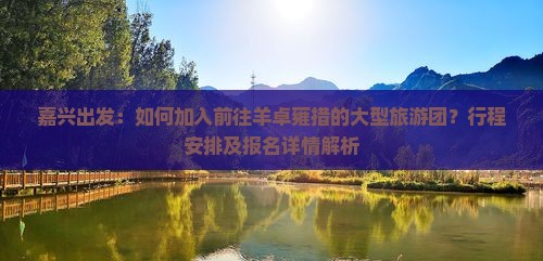 嘉兴出发：如何加入前往羊卓雍措的大型旅游团？行程安排及报名详情解析