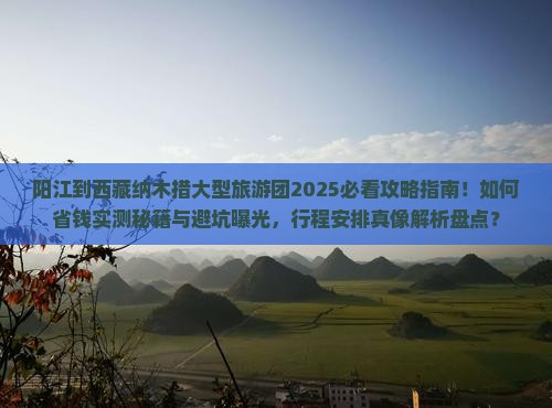 阳江到西藏纳木措大型旅游团