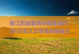 丽江去西藏纳木措自由行