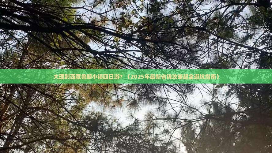 大理到西藏鲁朗小镇四日游