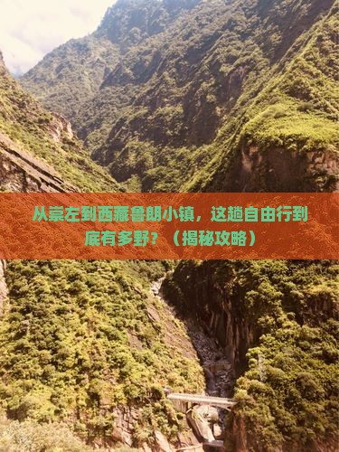 崇左到西藏鲁朗小镇自由行