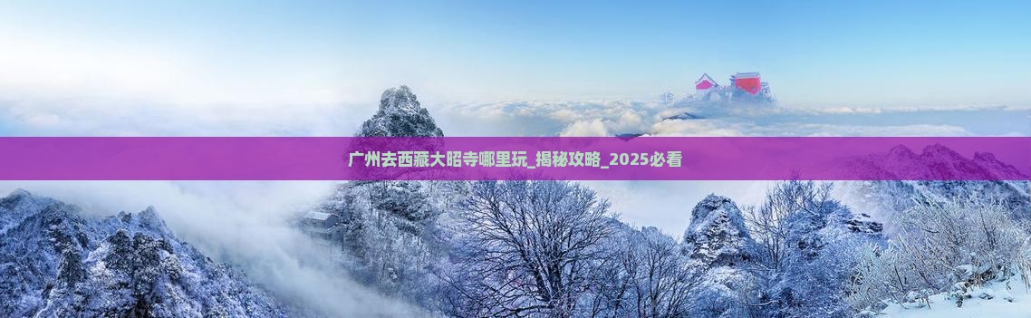 广州去西藏大昭寺哪里玩