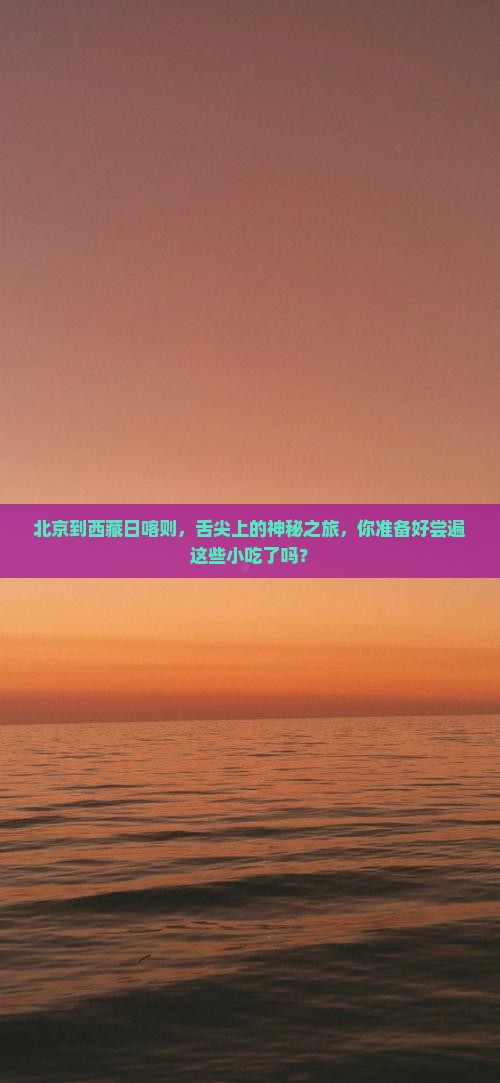 北京到西藏日喀则旅游小吃