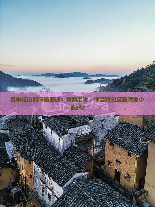 黄南去西藏色季拉山旅游小吃