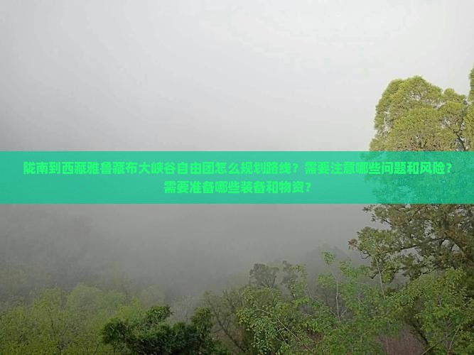 陇南到西藏雅鲁藏布大峡谷自由团