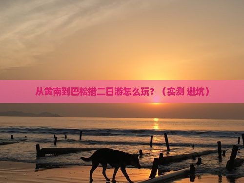 黄南到西藏巴松措二日游