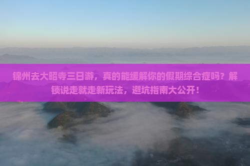 锦州去西藏大昭寺三日游