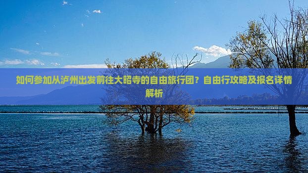 如何参加从泸州出发前往大昭寺的自由旅行团？自由行攻略及报名详情解析