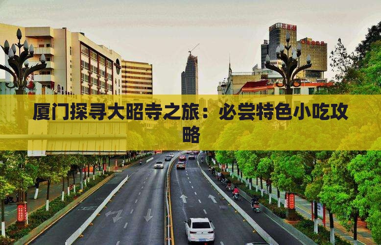 厦门探寻大昭寺之旅：必尝特色小吃攻略