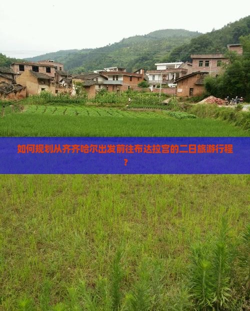 如何规划从齐齐哈尔出发前往布达拉宫的二日旅游行程？