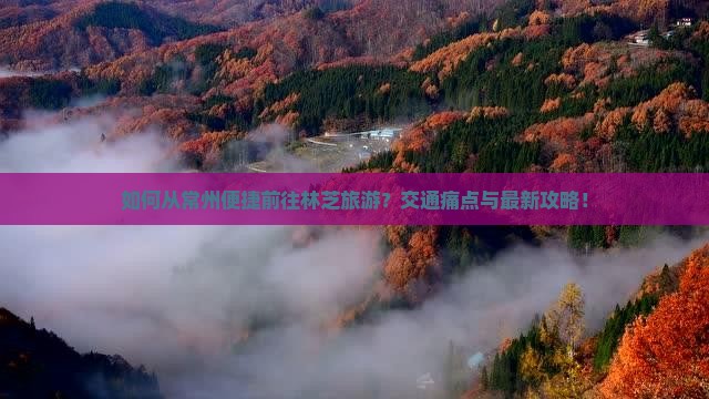 如何从常州便捷前往林芝旅游？交通痛点与最新攻略！