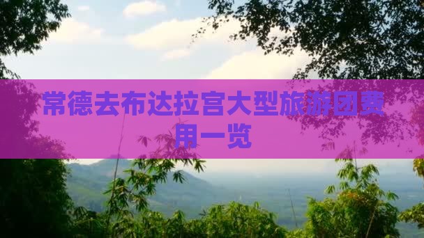 常德去布达拉宫大型旅游团费用一览