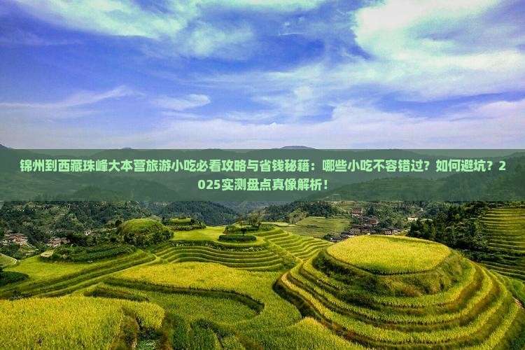 锦州到西藏珠峰大本营旅游小吃