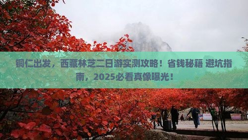 铜仁到西藏林芝二日游