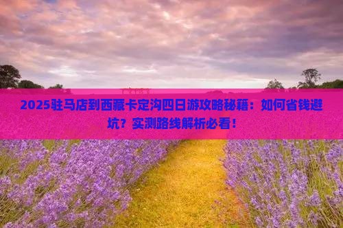 驻马店到西藏卡定沟四日游