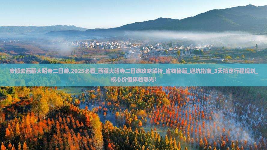 安顺去西藏大昭寺二日游