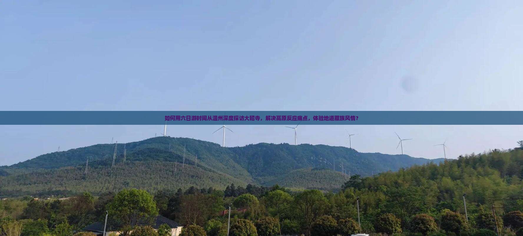 如何用六日游时间从温州深度探访大昭寺，解决高原反应痛点，体验地道藏族风情？