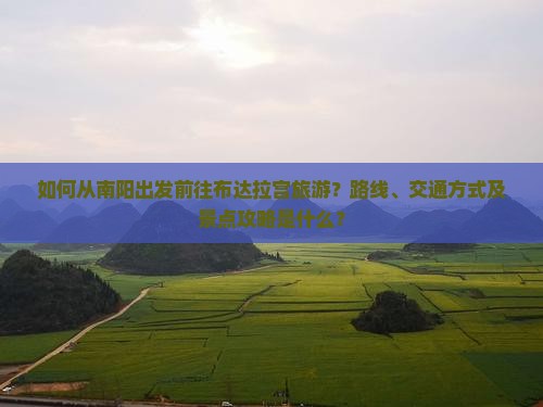 如何从南阳出发前往布达拉宫旅游？路线、交通方式及景点攻略是什么？