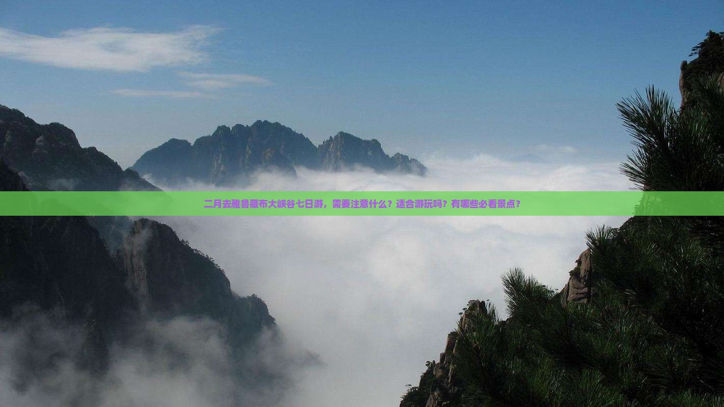二月去雅鲁藏布大峡谷七日游,需要注意什么?适合游玩吗?有哪些必看景点? 二月去雅鲁藏布大峡谷七日游,需要注意什么?适合游玩吗?有哪些必看景点?