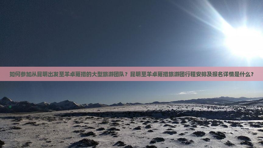 如何参加从昆明出发至羊卓雍措的大型旅游团队？昆明至羊卓雍措旅游团行程安排及报名详情是什么？