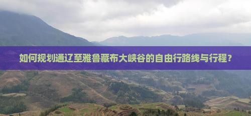 如何规划通辽至雅鲁藏布大峡谷的自由行路线与行程？
