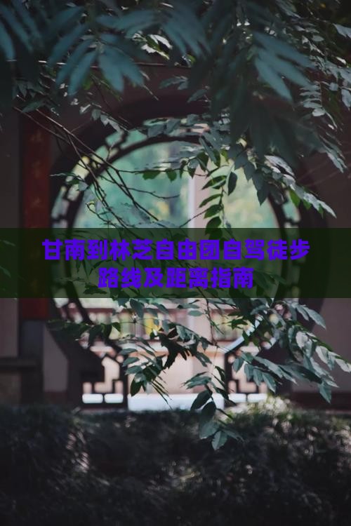 甘南到林芝自由团自驾徒步路线及距离指南