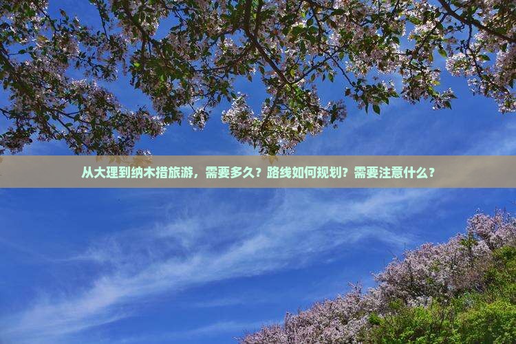 从大理到纳木措旅游，需要多久？路线如何规划？需要注意什么？