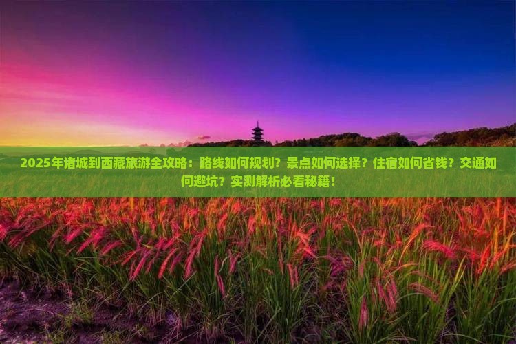 诸城到西藏哪里玩