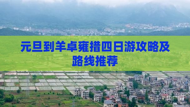 元旦到羊卓雍措四日游攻略及路线推荐