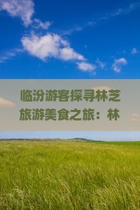 临汾游客探寻林芝旅游美食之旅：林芝小吃攻略