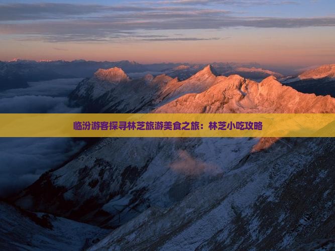 临汾游客探寻林芝旅游美食之旅：林芝小吃攻略