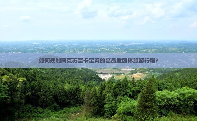 如何规划阿克苏至卡定沟的高品质团体旅游行程？