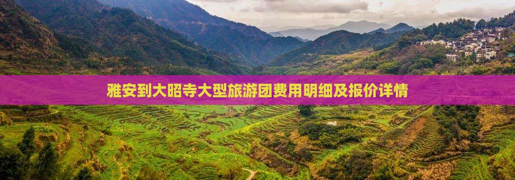 雅安到大昭寺大型旅游团费用明细及报价详情