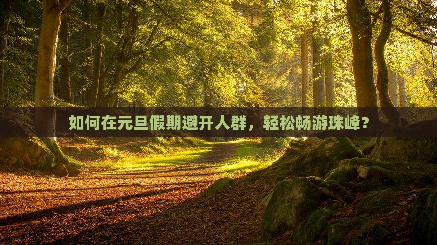 如何在元旦假期避开人群，轻松畅游珠峰？