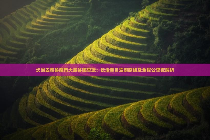 长治去雅鲁藏布大峡谷哪里玩：长治至自驾游路线及全程公里数解析