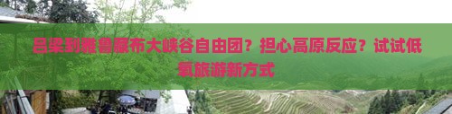 吕梁到雅鲁藏布大峡谷自由团？担心高原反应？试试低氧旅游新方式