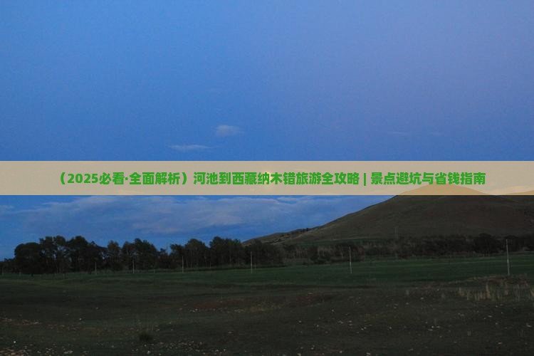 河池去西藏纳木措个人游