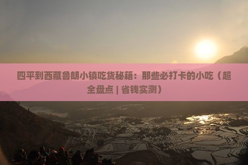 四平去西藏鲁朗小镇旅游小吃