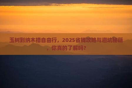 玉树到西藏纳木措自由行