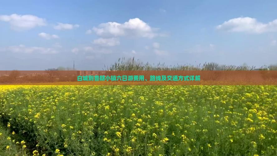 白城到鲁朗小镇六日游费用、路线及交通方式详解