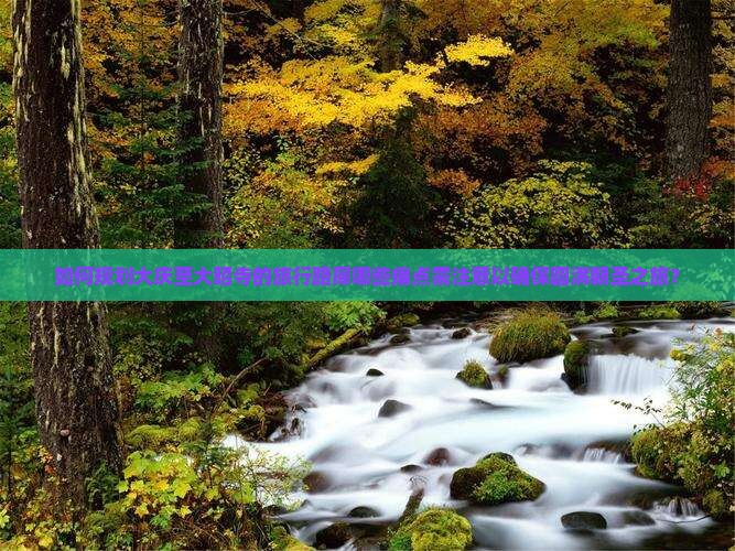 如何规划大庆至大昭寺的旅行路犀哪些痛点需注意以确保圆满朝圣之旅？