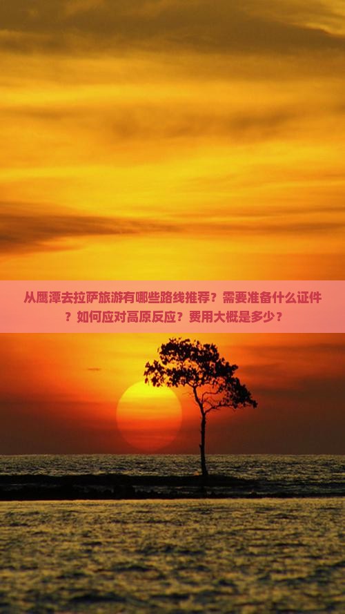 从鹰潭去拉萨旅游有哪些路线推荐？需要准备什么证件？如何应对高原反应？费用大概是多少？