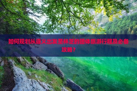 如何规划从遵义出发至林芝的团体旅游行程及必备攻略？