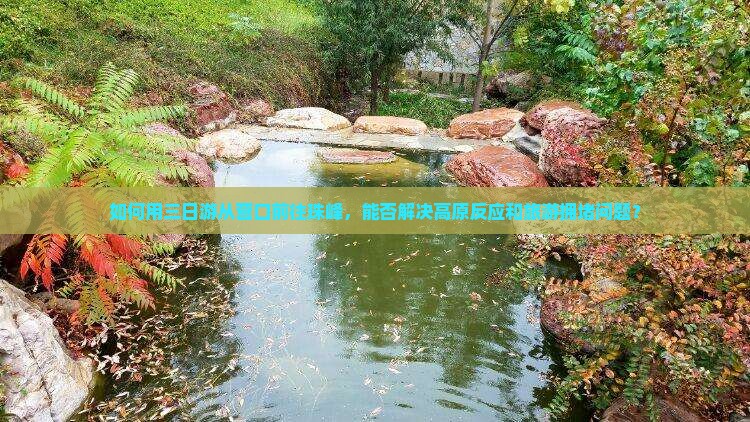 如何用三日游从营口前往珠峰，能否解决高原反应和旅游拥堵问题？
