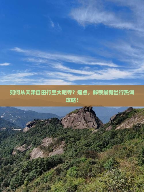 如何从天津自由行至大昭寺？痛点，解锁最新出行热词攻略！