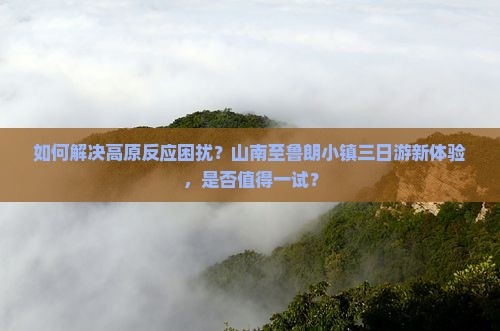如何解决高原反应困扰？山南至鲁朗小镇三日游新体验，是否值得一试？