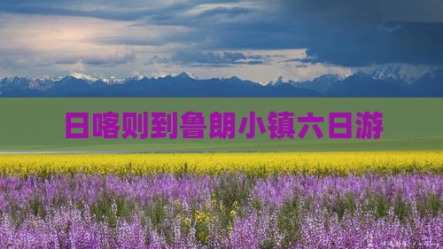 日喀则到鲁朗小镇六日游